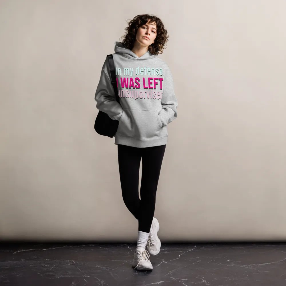 Unsupervised Glitch Oversized Hoodie product image (8)