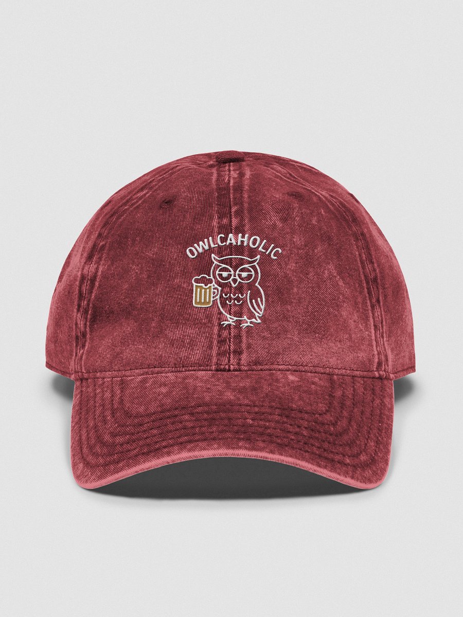 Owlcaholic Vintage Dad Hat product image (1)