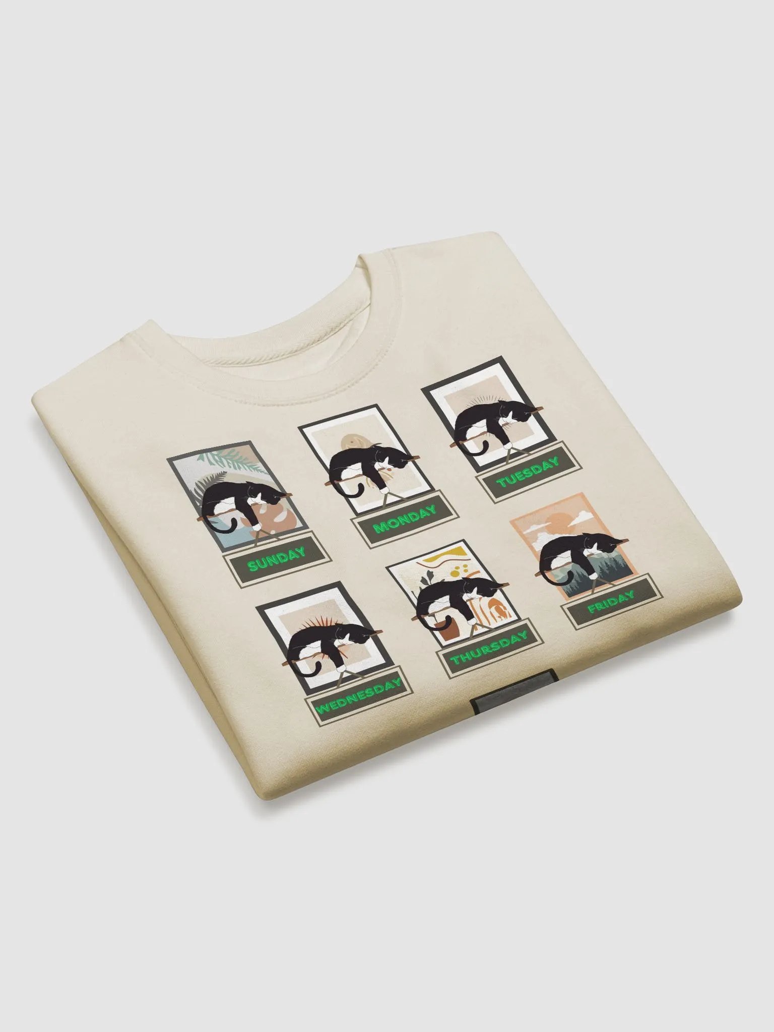 Cats Days of The Week Sweatshirt product image (23)