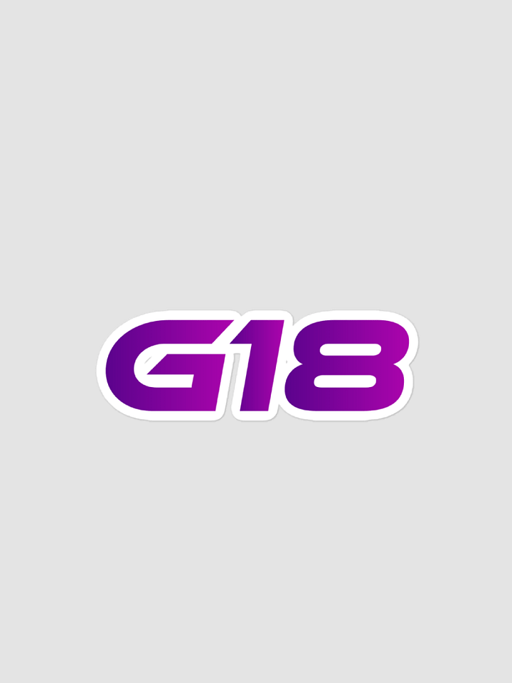 Simplistic G18 Sticker product image (1)