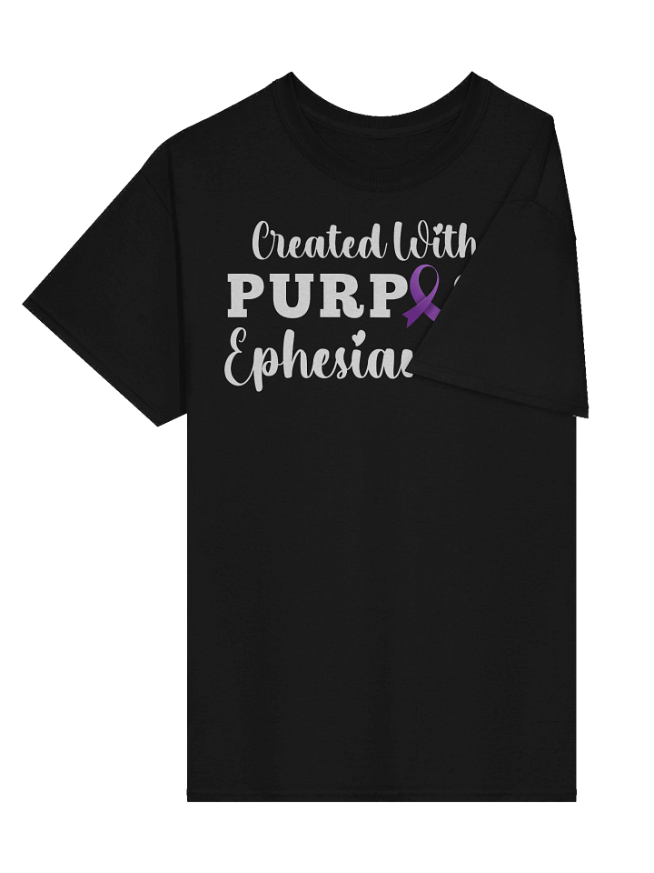 Created With A Purpose : Gildan Heavy T-shirt | Christian Faith | Alzheimer and Brain Disorder Awareness | Gift To Mom, Dad, Child With Brain Disease product image (2)