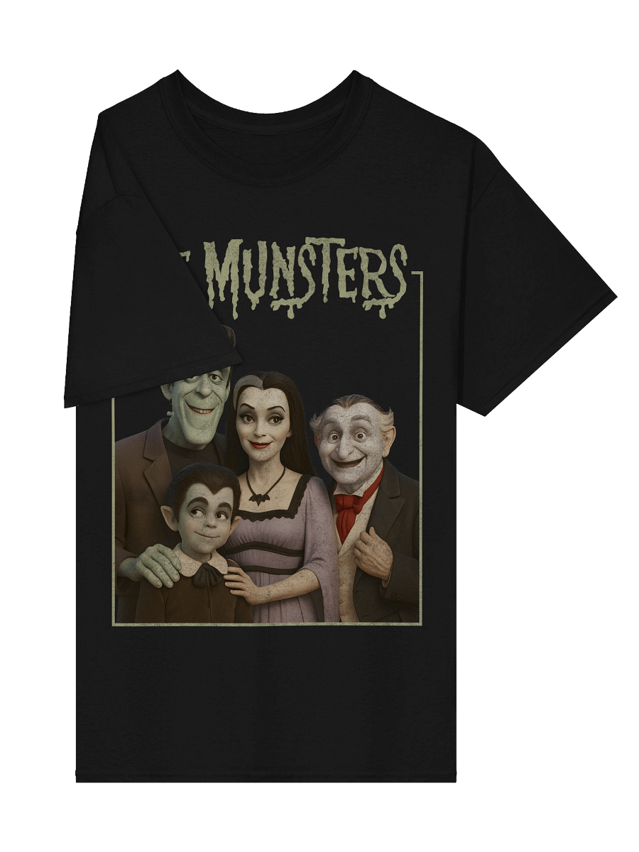 Munsters Family Portrait Vintage Halloween Tee product image (5)