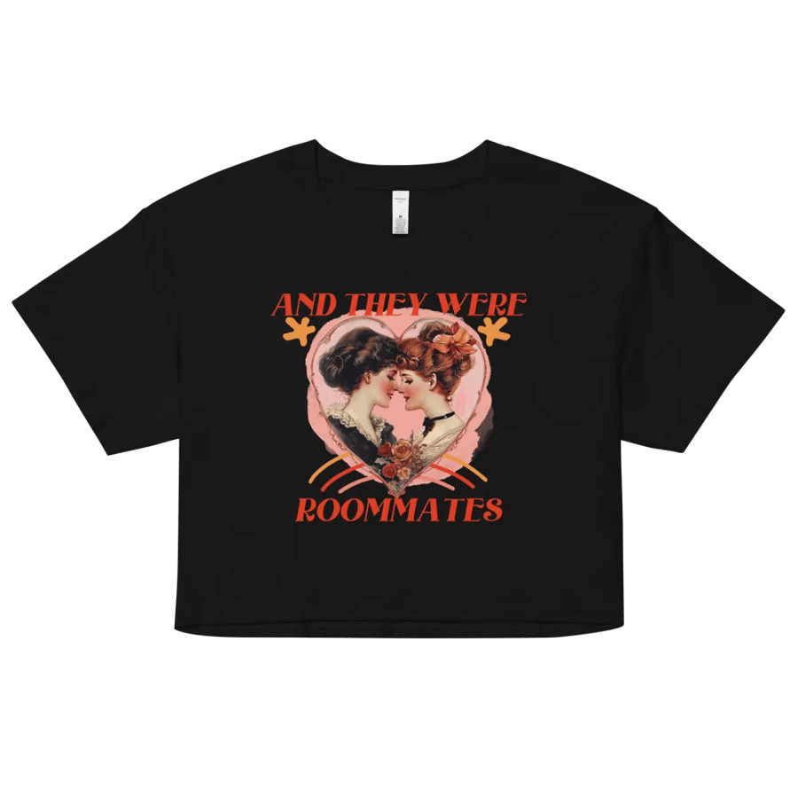 And They Were Roomies Crop Tee product image (6)