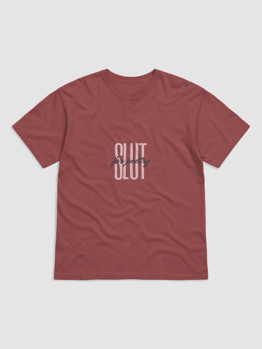 SLUT for poetry t-shirt product image (2)