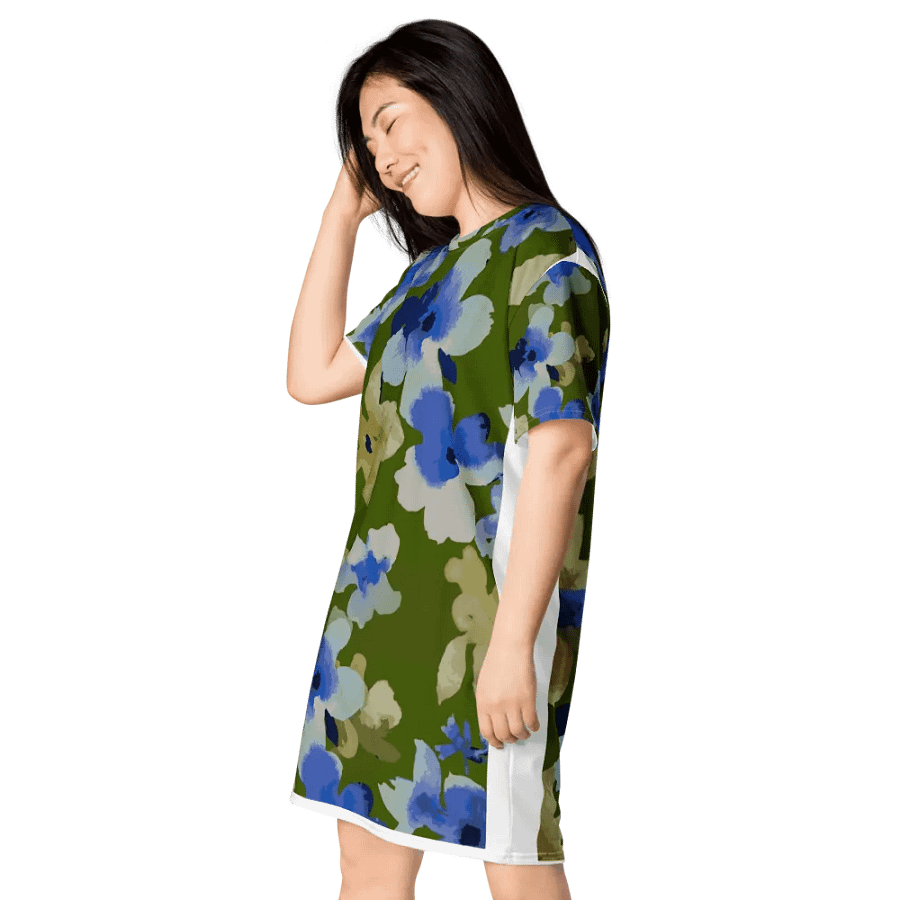 T Shirt Dress All Over Flowers product image (3)