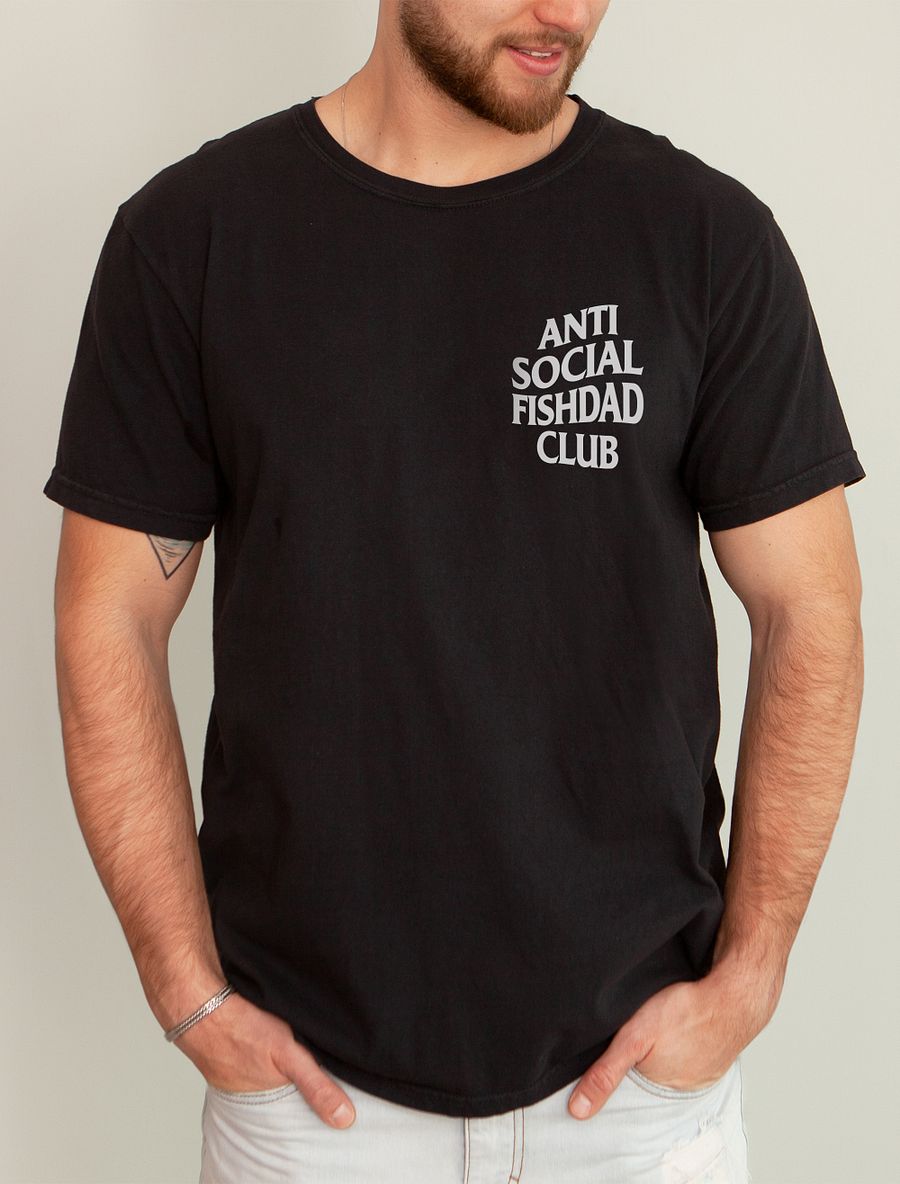 Anti Social Fishdad Club | T-Shirt for Introverted Saltwater and Coral Reef Aquarium Hobbyists product image (2)