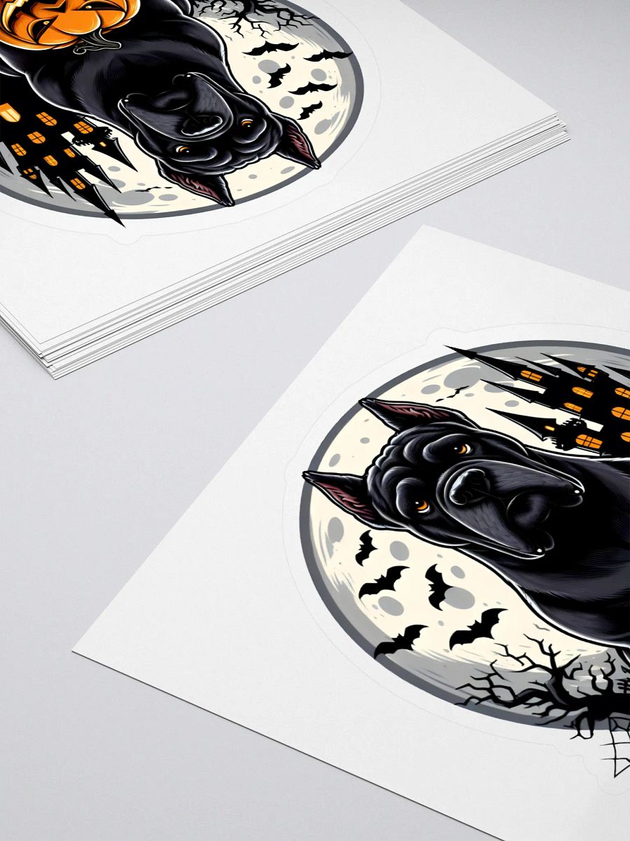 Spooky Cane Corso Halloween Sticker product image (4)