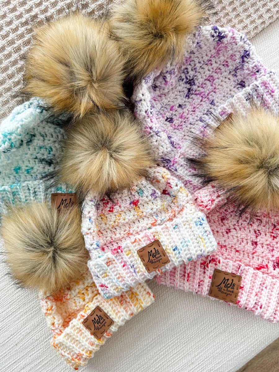 Snowy Season Beanie Crochet Pattern product image (4)