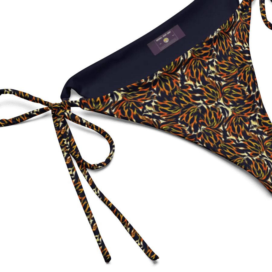 Tiger Flower | Recycled String Bikini Bottom product image (6)