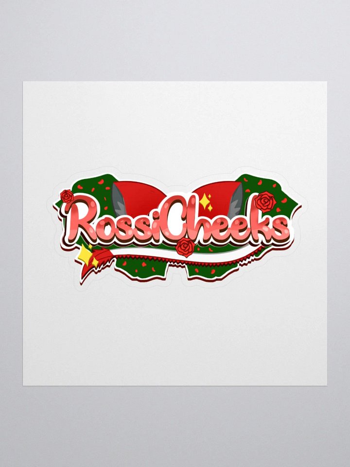 RossiCheeks Logo Sticker product image (1)