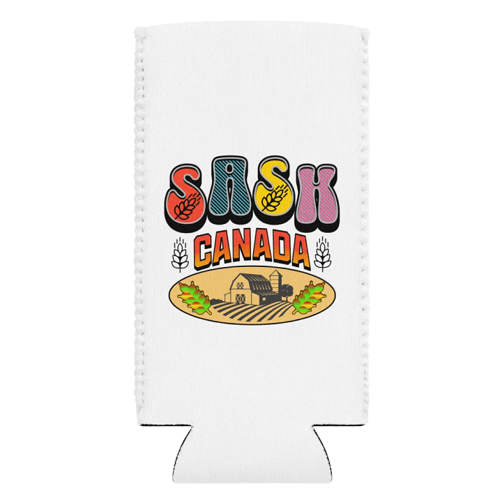 Sask Canada Farm Scene Can Cooler product image (2)