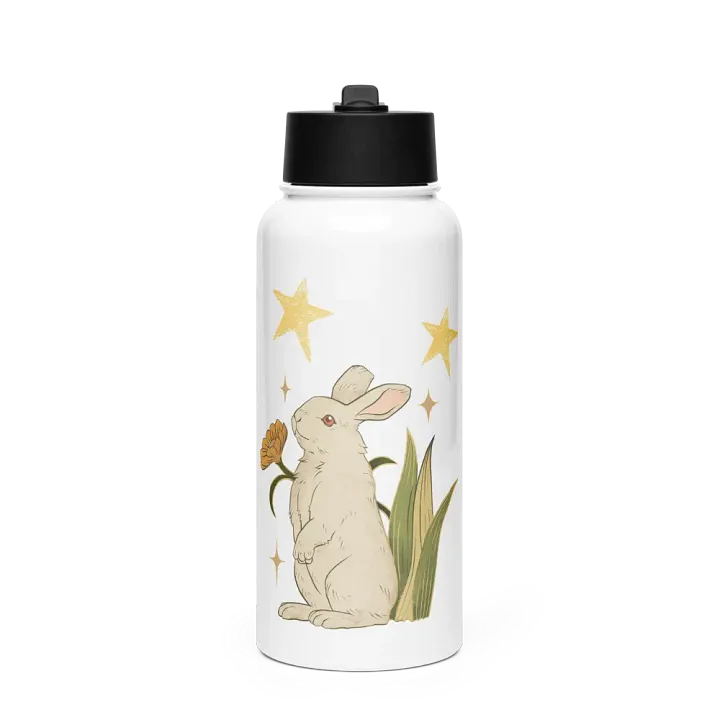 Stargazing Rabbit | Stainless Steel Water Bottle product image (1)