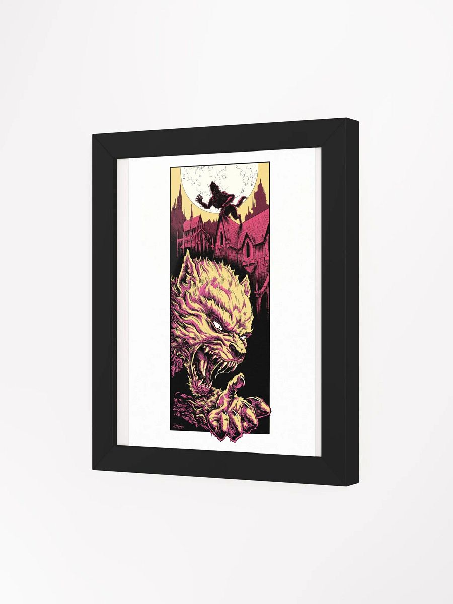 Wolfman Orange Framed Print product image (18)