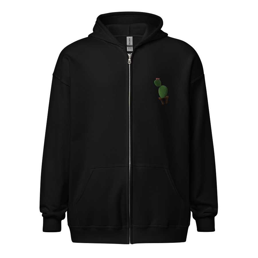 Cactus badge Gildan Unisex Heavy Blend Zip Hoodie product image (1)