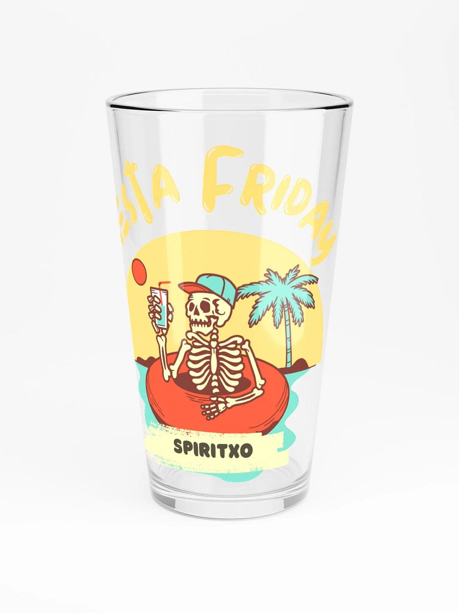 FIESTA SKELLY PINT GLASS product image (3)