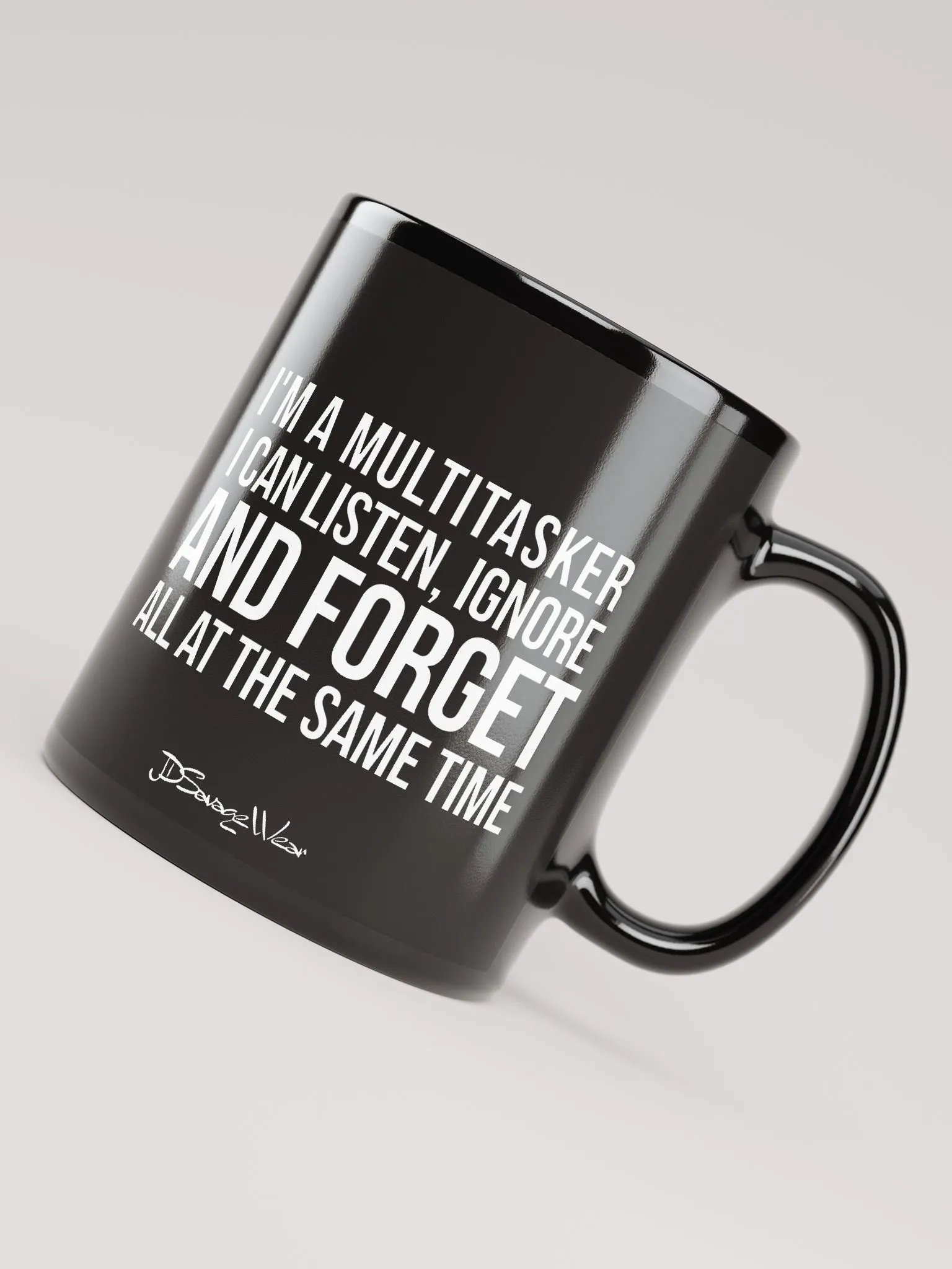 Multitasker Black Glossy Mug product image (8)