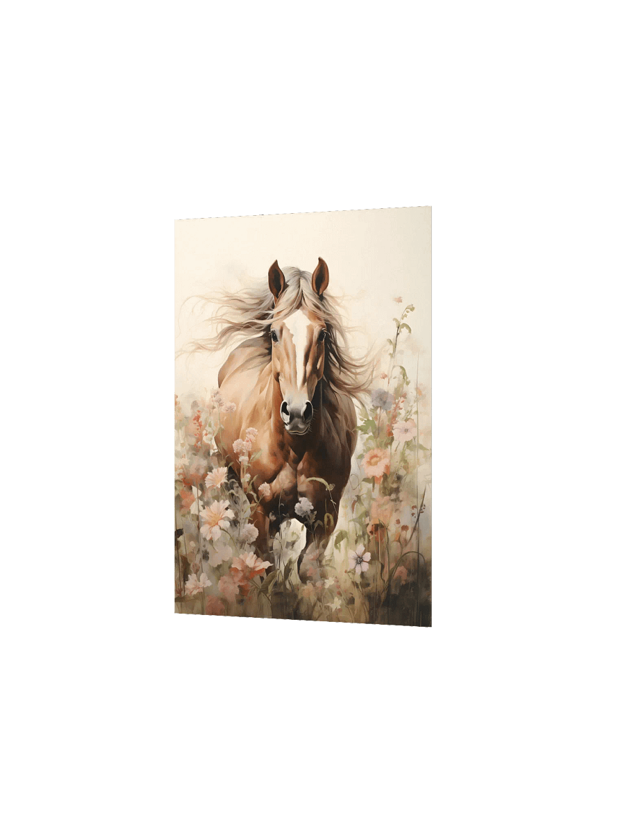 Watercolor Horse in Country Floral Fields product image (3)