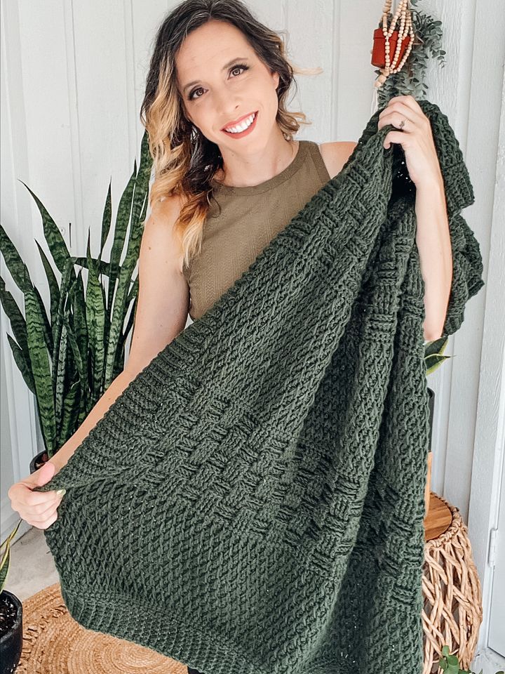 Totally Textured Crochet Blanket product image (1)
