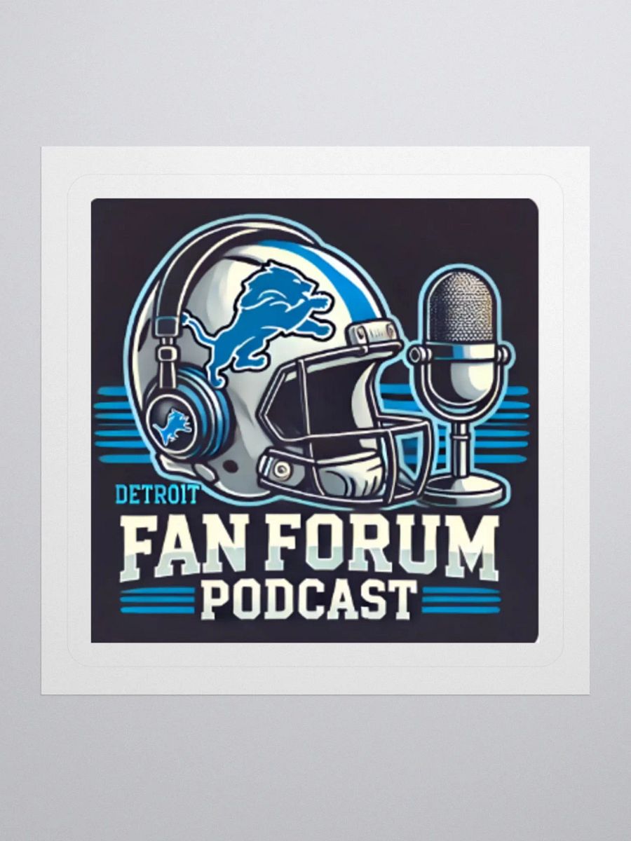 🦁 Detroit Lions Fan Forum Podcast Stickers 🏈 product image (3)