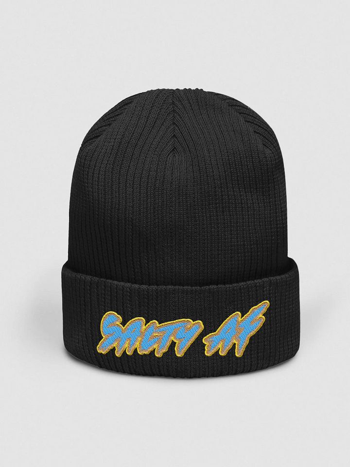 salty af blue beanie product image (1)