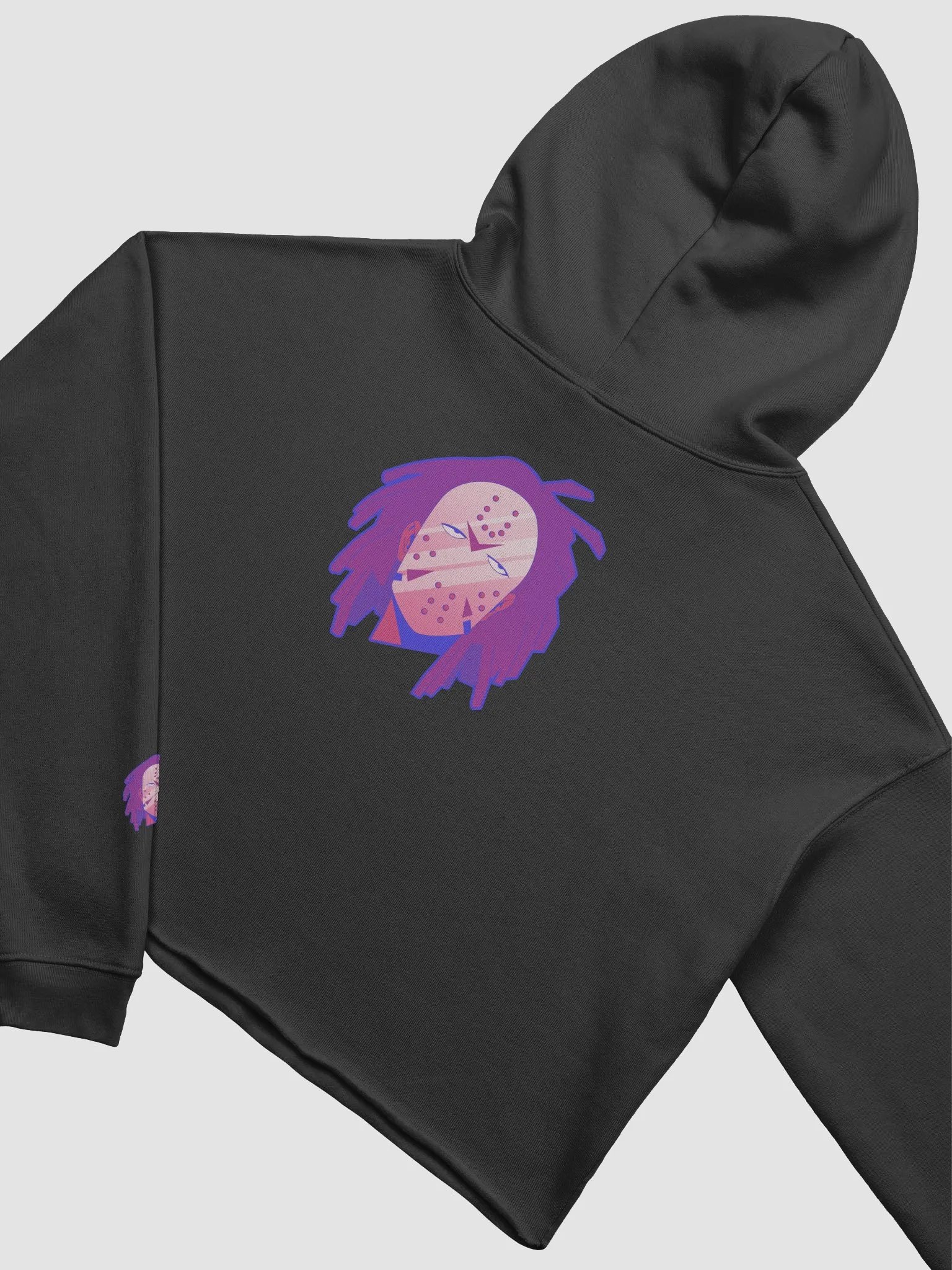 SHY KILLER WOMENS CROP TOP HOODIE product image (8)