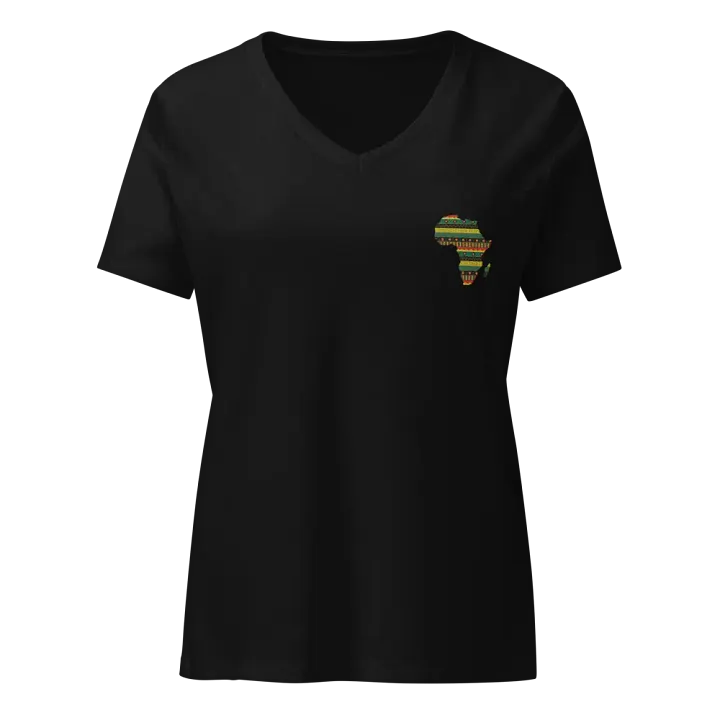 Women's Colourful Embroidery Africa Pattern Tee product image (1)