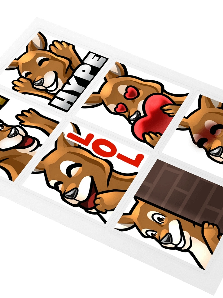 Emote Sticker Pack 2 product image (2)