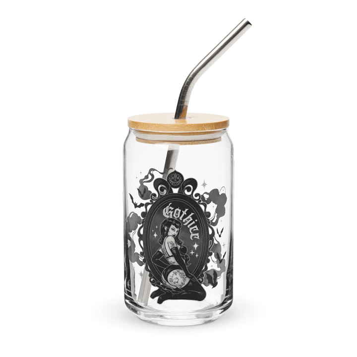 𝖌𝖔𝖙𝖍𝖎𝖈𝖈 glass tumbler product image (2)