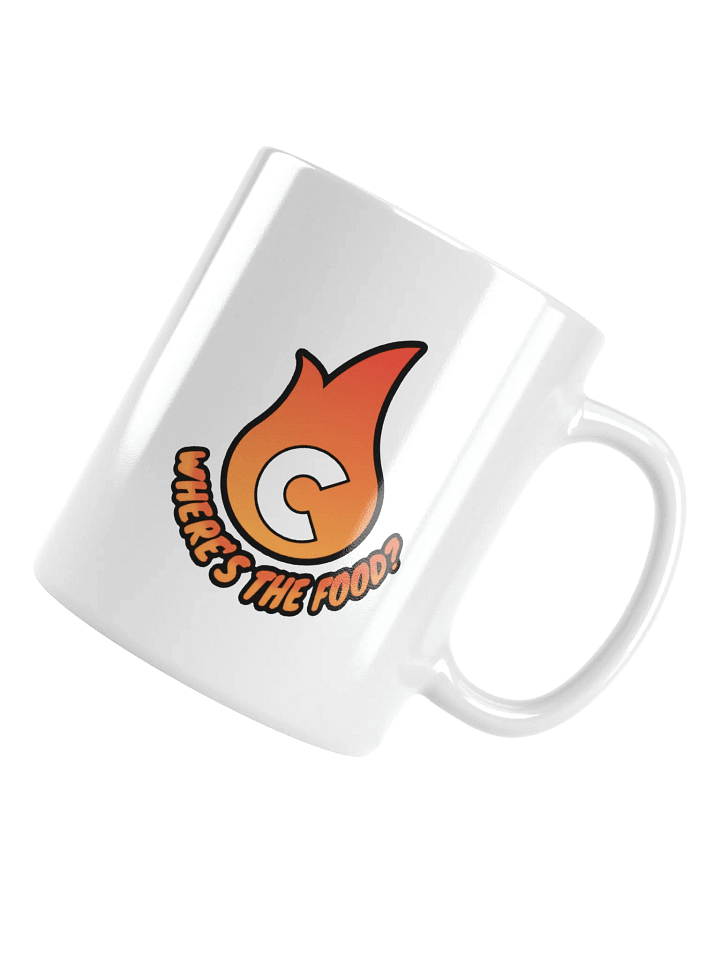 Where's The Food White Glossy Mug product image (1)