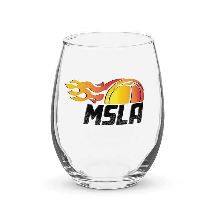 MSLA Logo Stemless Wine Glass product image (2)