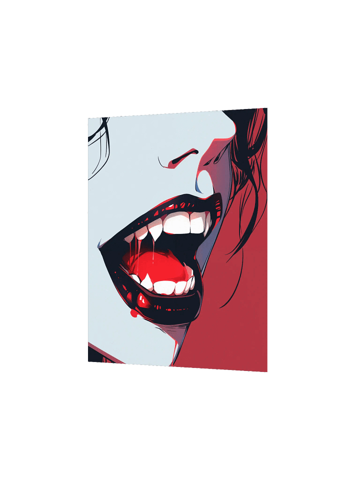 Vampire Fangs Matte Poster product image (10)