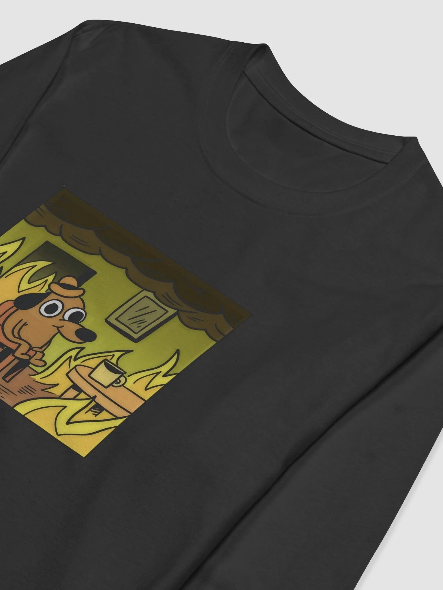 This is Fine Meme Dog Long Sleeve product image (5)