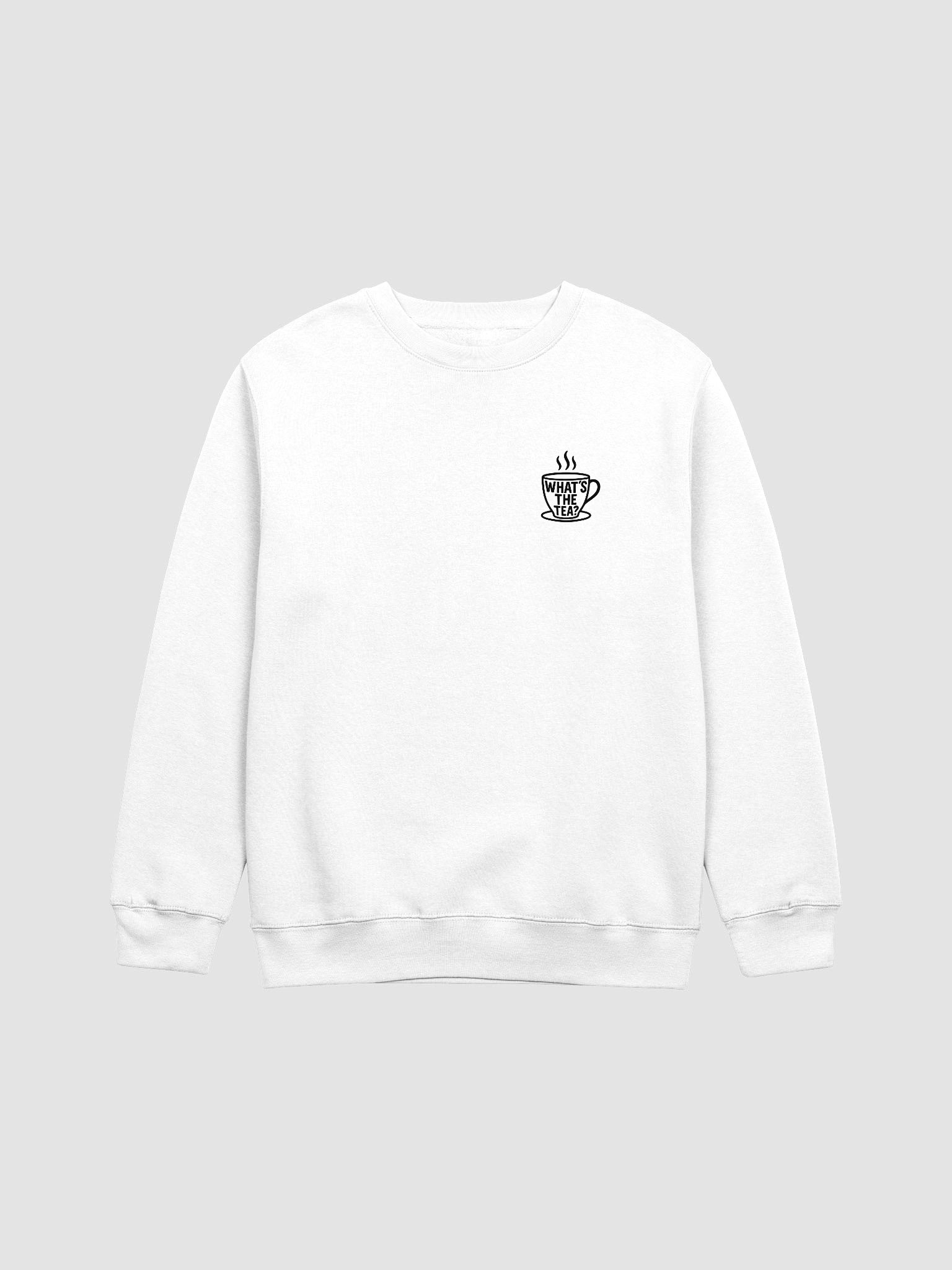What's The Tea? Crewneck - White product image (1)