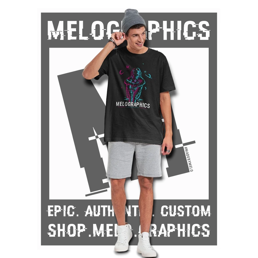 #MeloCrew Vibes: Duotone - Premium T-Shirt | #MadeByMELO product image (3)