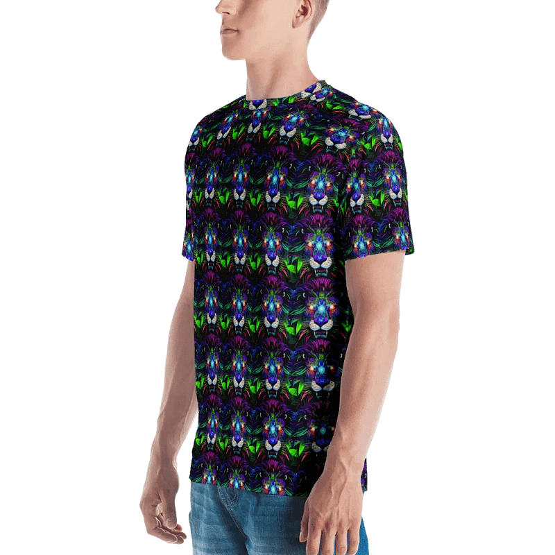 Jungle Rave Lion All Over Print T-Shirt