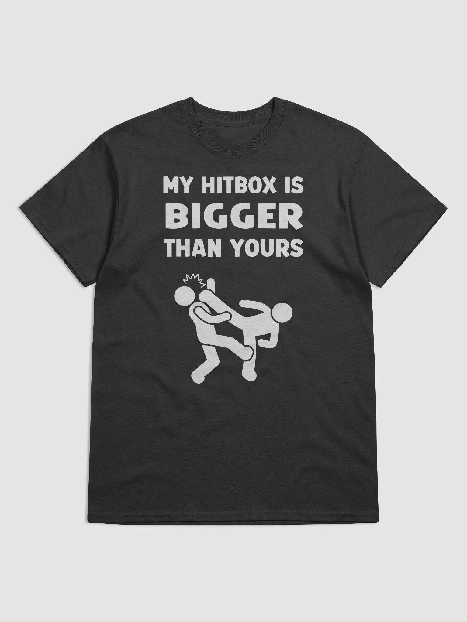 Funny Game Coder "My Hitbox is Bigger Than Yours." T-Shirt product image (2)