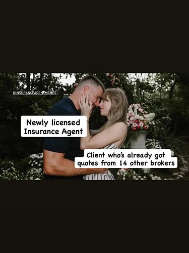 Client: currently paying $47 per month full coverage,  talked to every captive agent out there plus 6 independent agents. 

#...