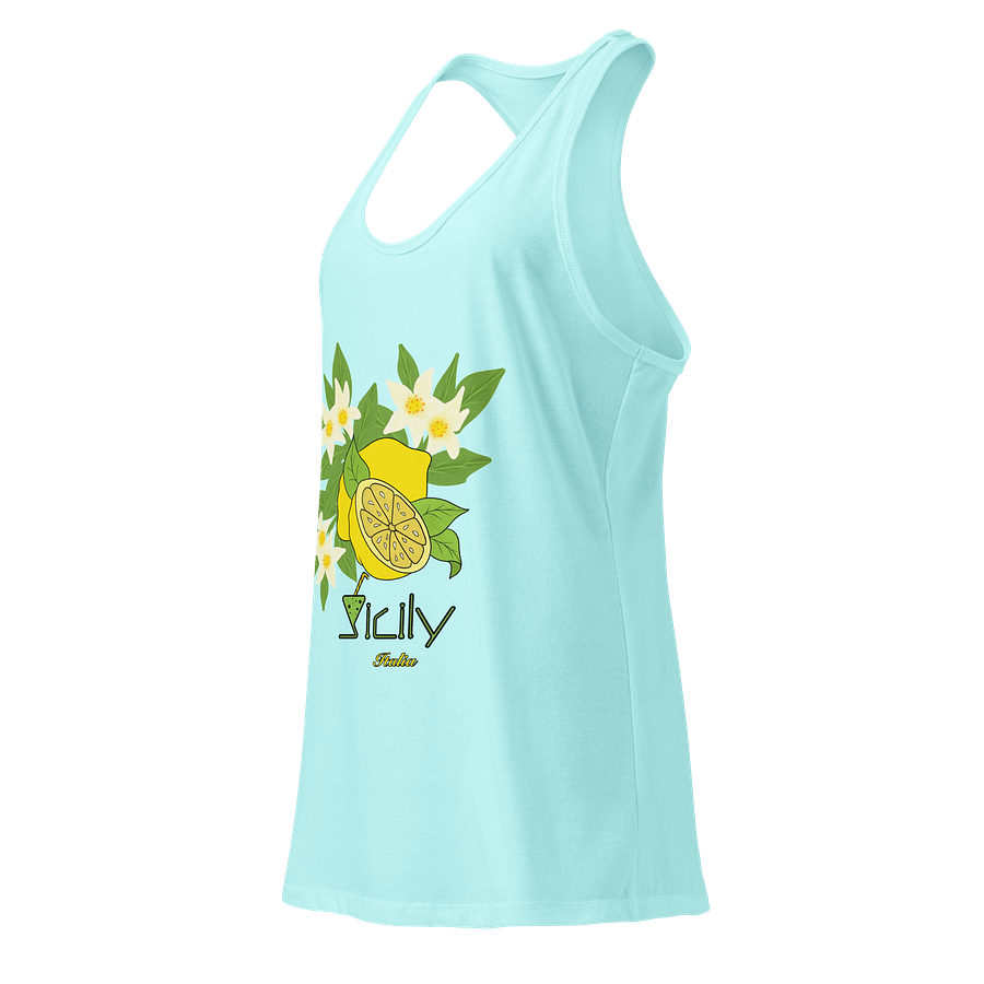 Sicilian Lemon Blossom Racerback Tank product image (8)