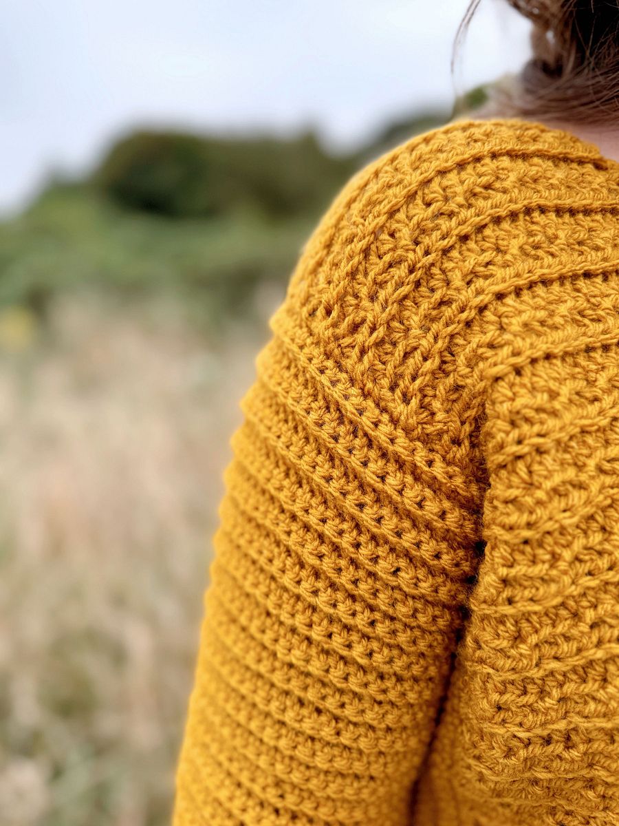 Mystical Sweater / Easy V-Neck Adult Sweater Crochet Pattern product image (7)