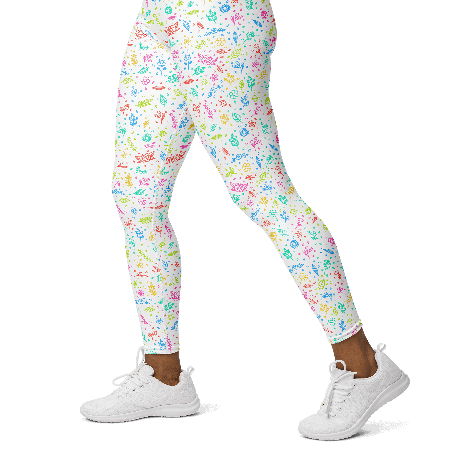 Bloom Bliss High-Waist Leggings - Floral Fantasy product image (3)