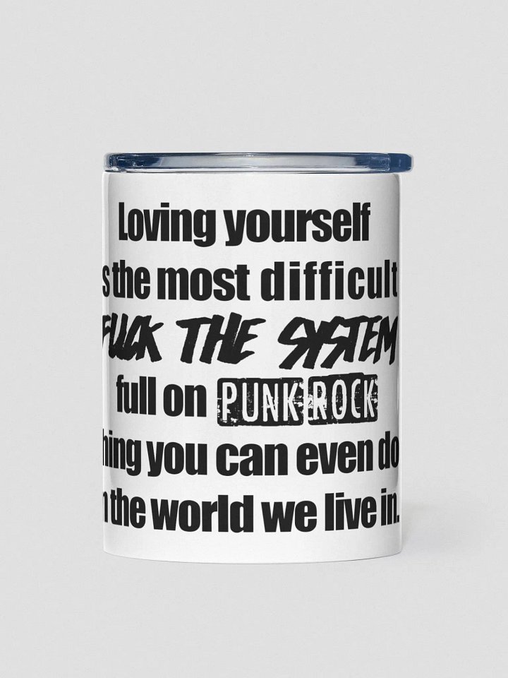 Loving Yourself 10oz Tumbler (Black) product image (1)