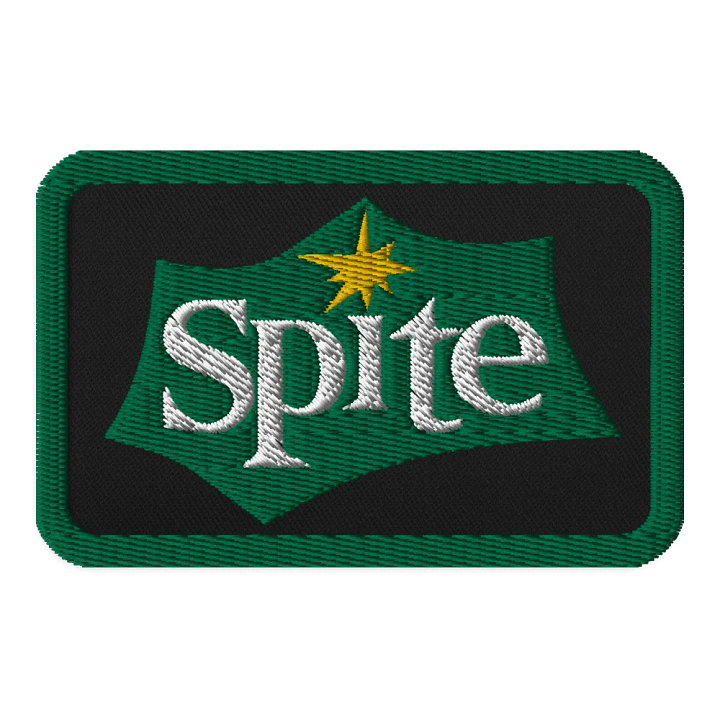 Fuelled by Spite - Embroidered Patch product image (1)