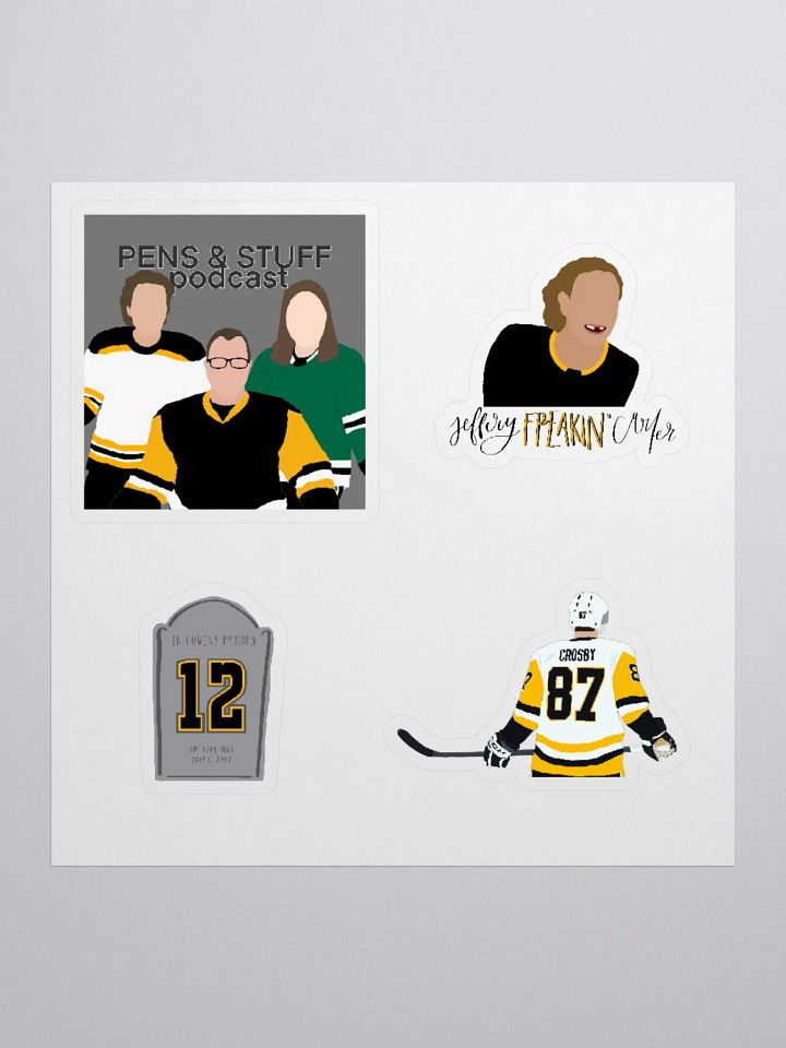 Pens and Stuff Podcast Sticker Sheet product image (2)