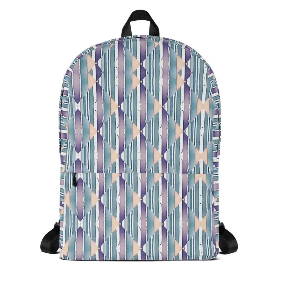 Geometric Gradient All-Over Print Backpack product image (1)