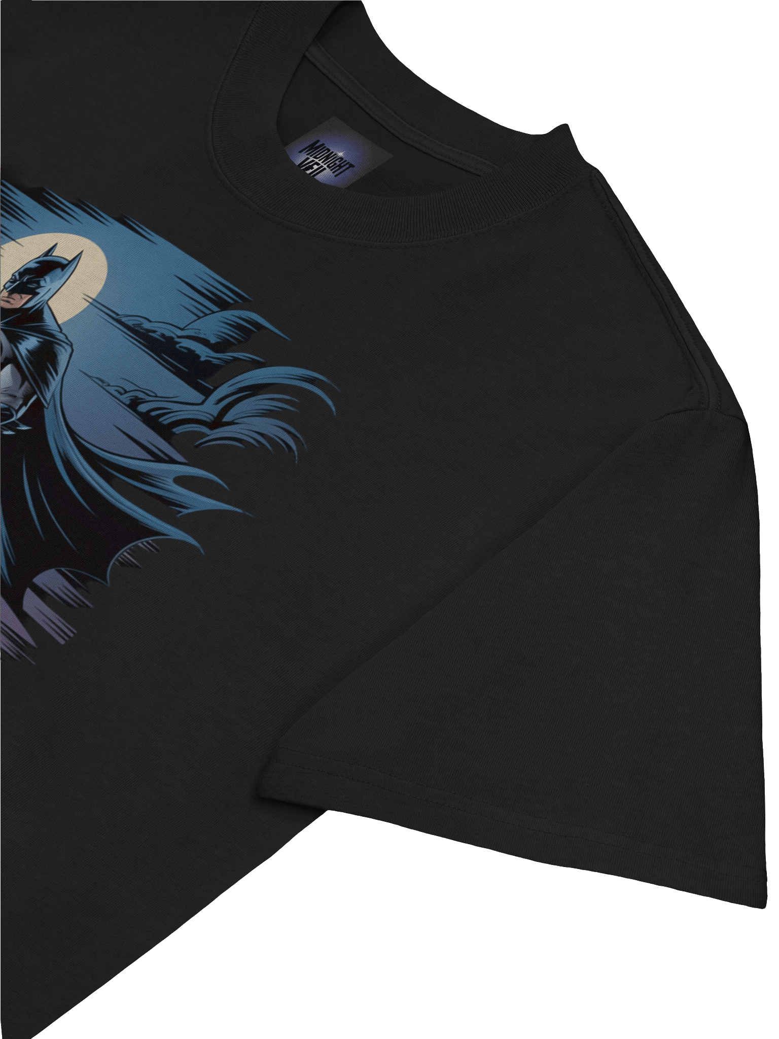 Nocturnal Perch: I'm Batman Oversized Faded T-Shirt product image (7)
