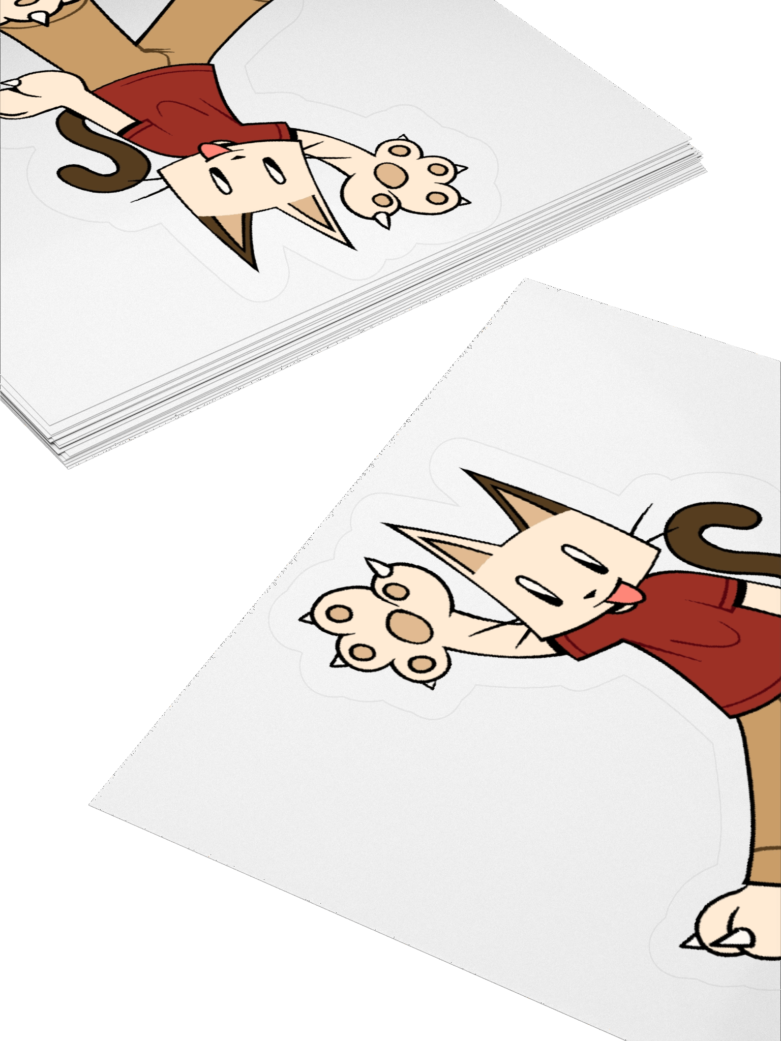 Katie waving sticker product image (4)