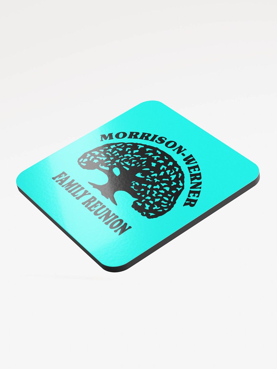 "Morrison-Werner Tree" Drink Coaster (Cyan) product image (4)