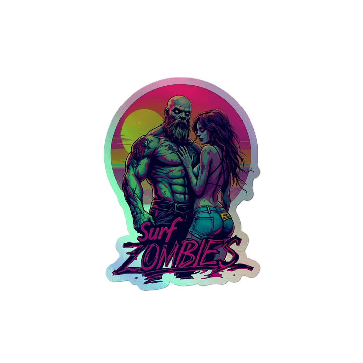 Big Kahuna holographic sticker product image (1)