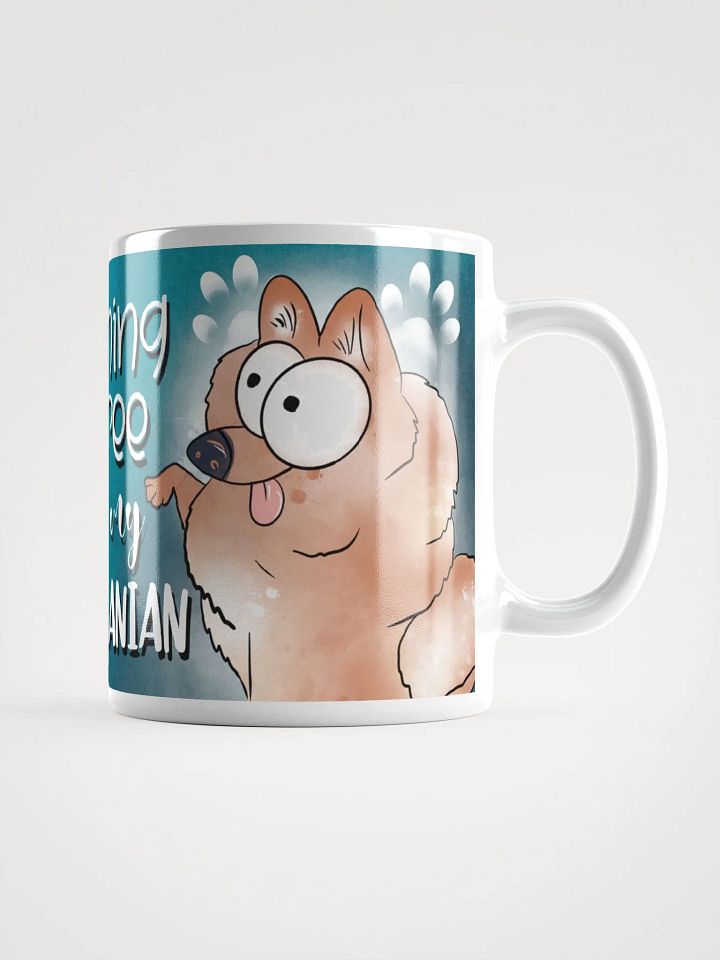 Morning Coffee with My Pomeranian Mug product image (1)