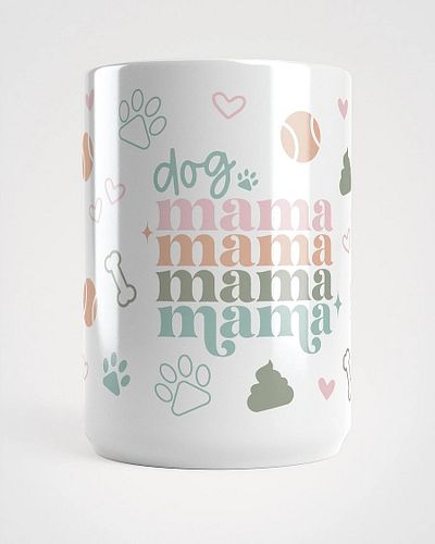 How adorable is this dog mama coffee mug 😍